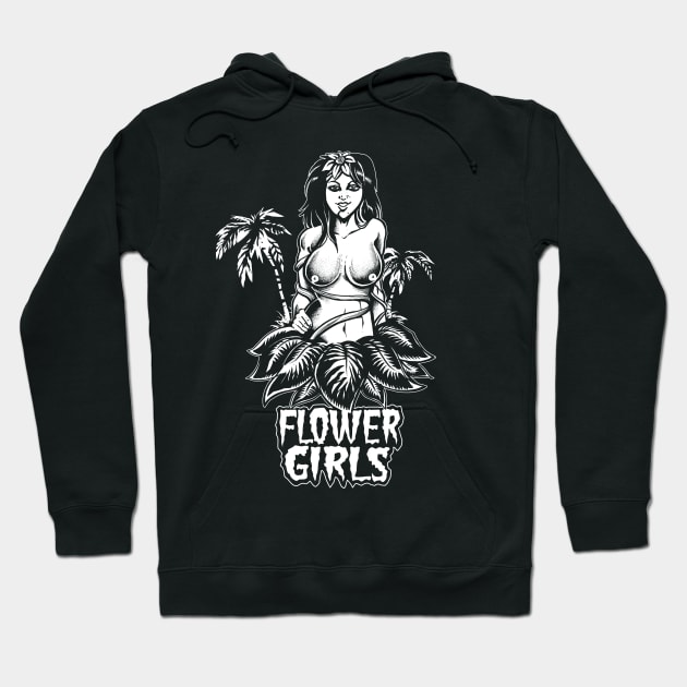 Flower Girls Hoodie by wildsidecomix